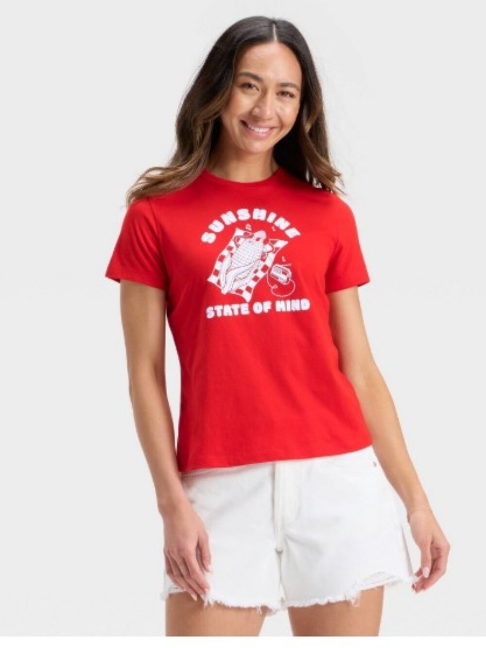 ❤️New Sunshine State of Mind Red Graphic Tee